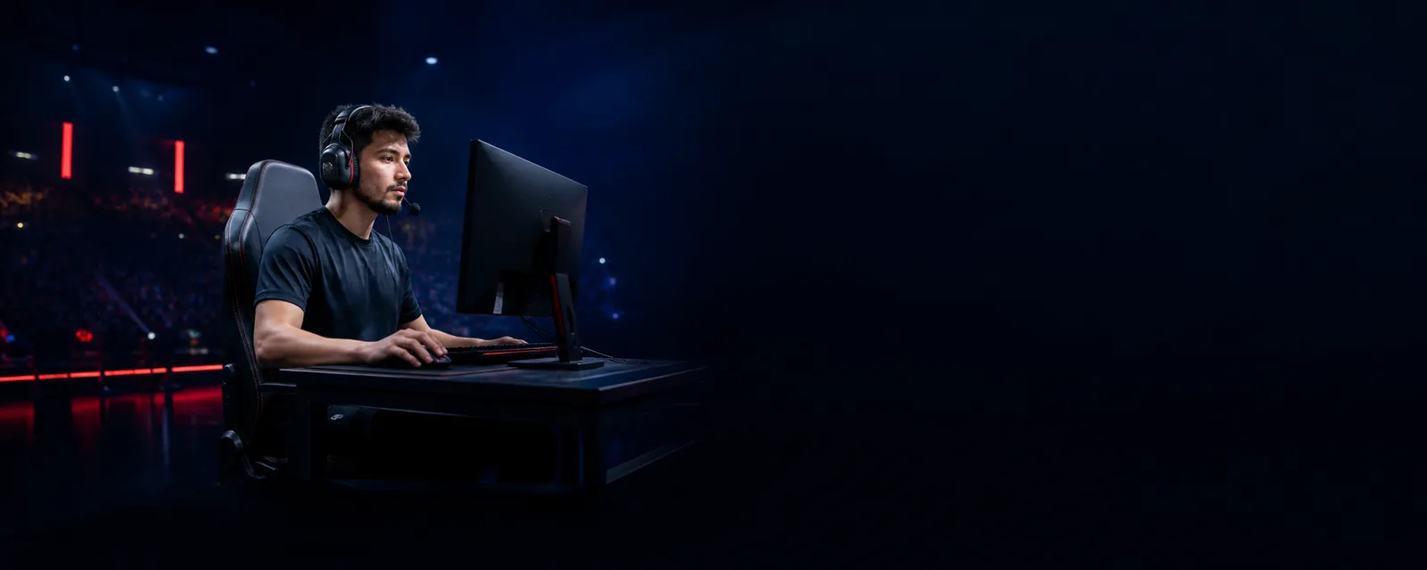 Jugador chileno de esports en un torneo